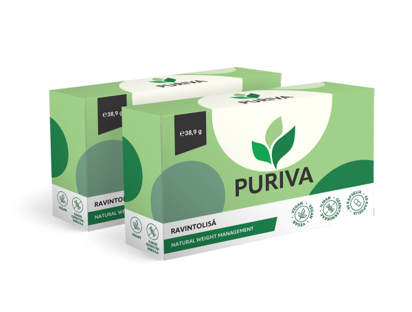 Puriva 2 pakkausta 2 kuukauden paketti