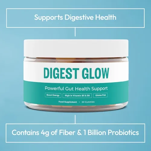 Digest Glow – Ondersteun je spijsvertering en welzijn met elke gummy